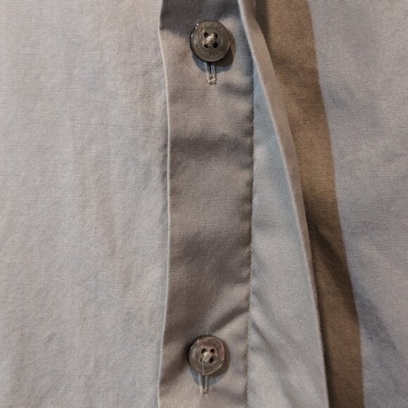 Black Brown 1826 Button Down Dress Shirt Cotton Long Sleeve Mens Size XL - Picture 6 of 10